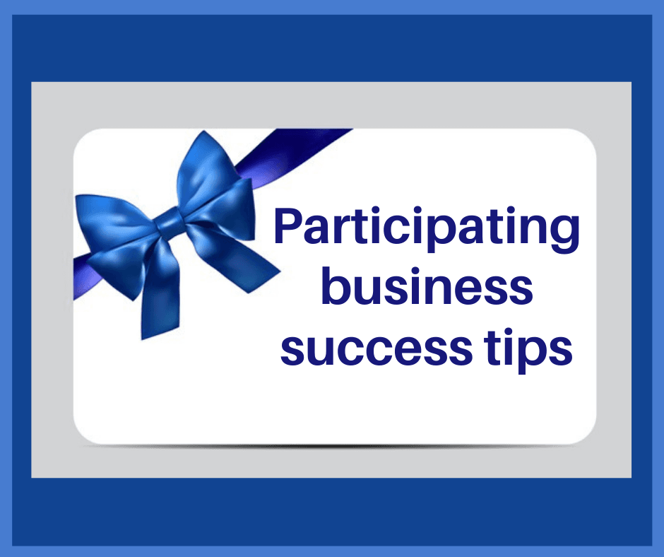 Participating business success tips